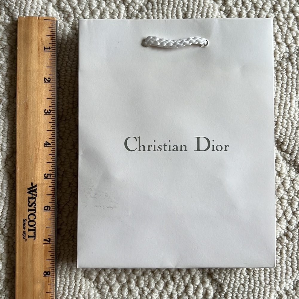 Small Christian Dior paper shopping bag